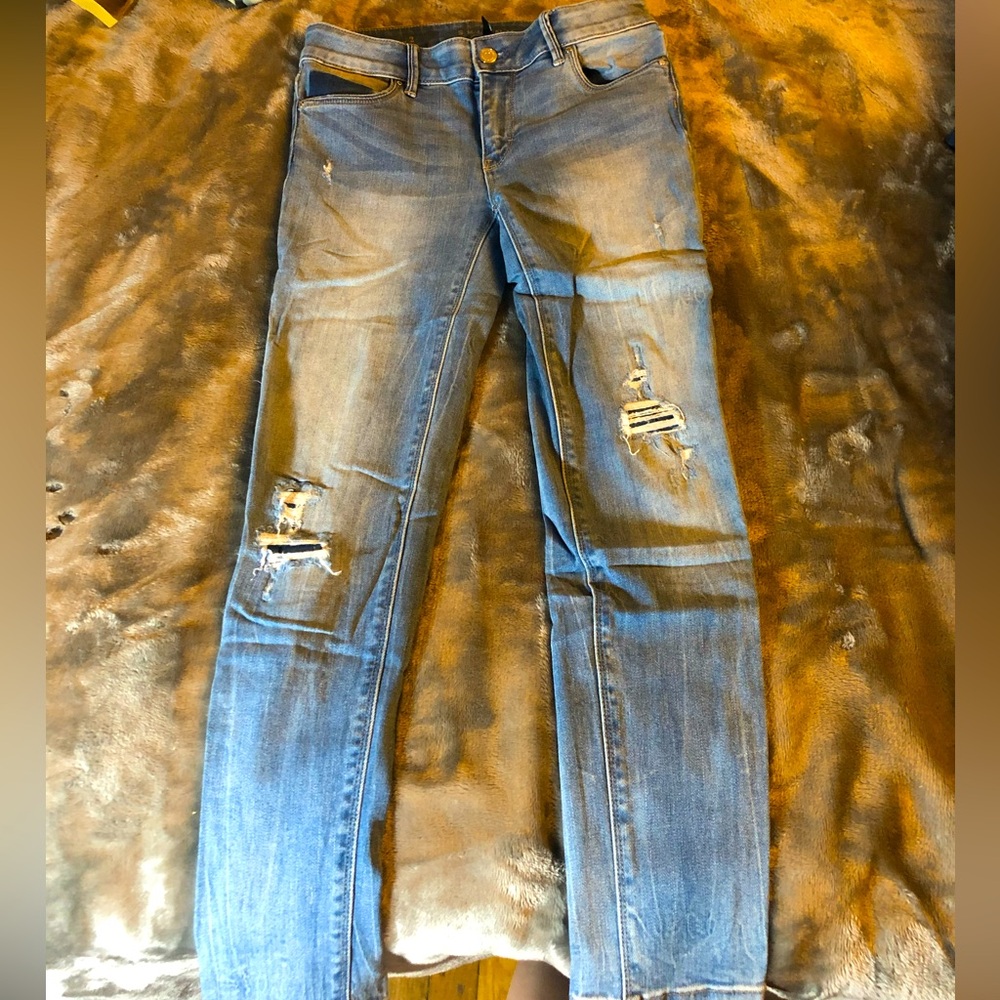 WHBM skinny ankle jeans